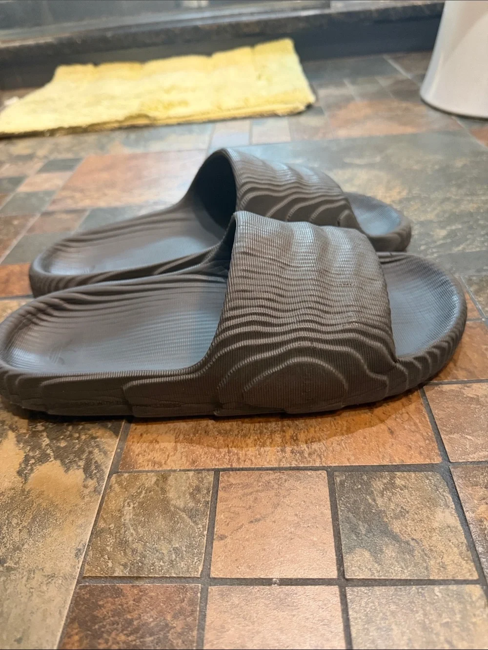 Men's Gray Adidas Slide Sandals – Comfortable Everyday Slides